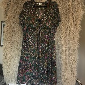 akemi + kin small floral dress with black Cami